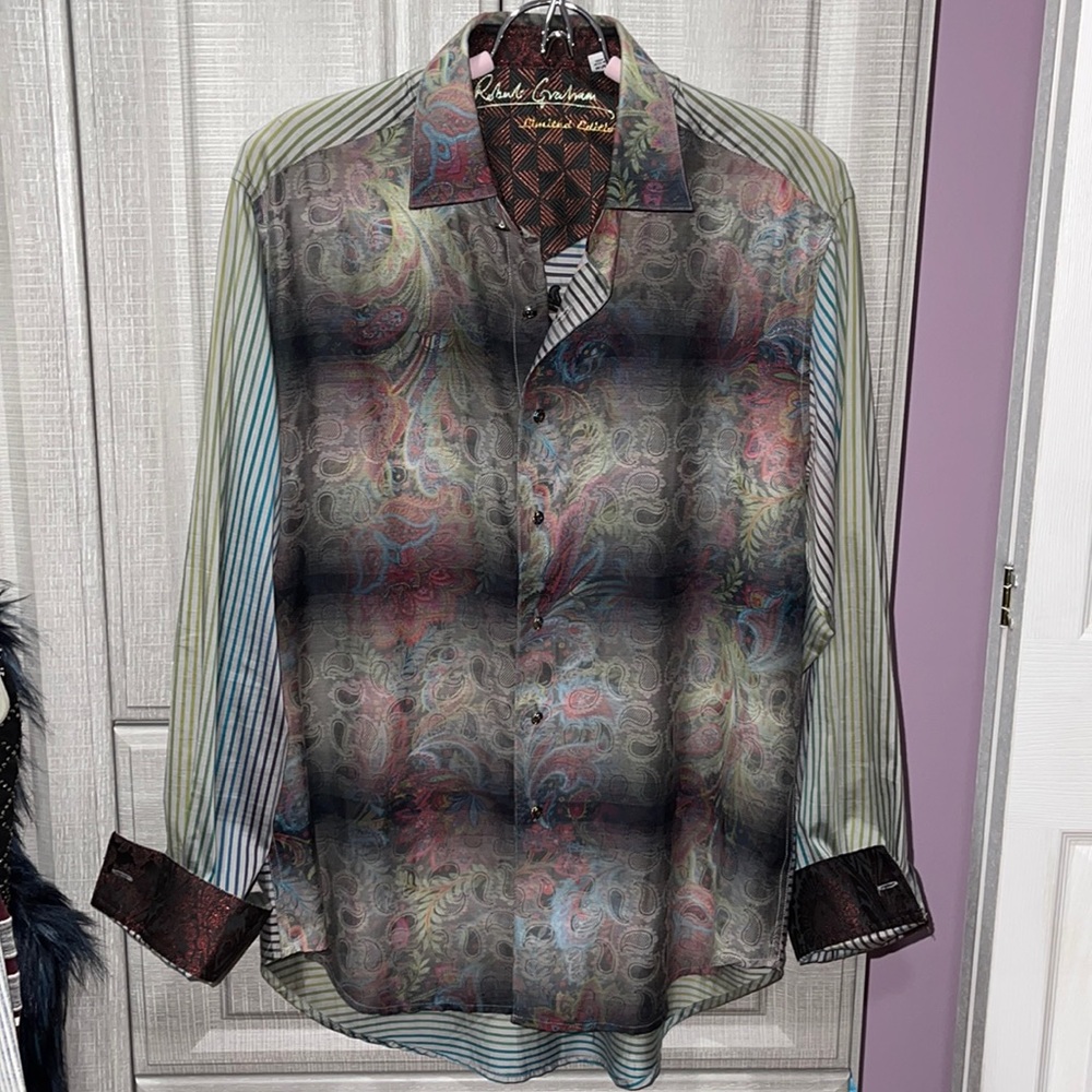 Authentic Robert Graham Mens Limited Edition Shirt